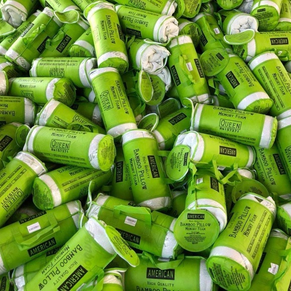 Bamboo Pillow Queen Size - Picture 2 of 3